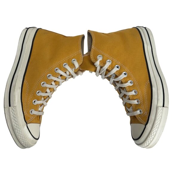 Converse Chuck Taylor All Star High Tops Womens US 8.5 Mens 6.5 Yellow Gold - Picture 12 of 13